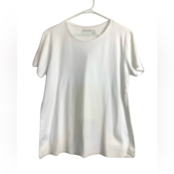Eddie Bauer NWOT short sleeve, bright white T-shirt, 100% cotton - Picture 1 of 9